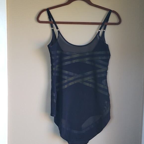 F.I.T Mesh Fitted Shape wear Body Suit Black - Picture 9 of 10